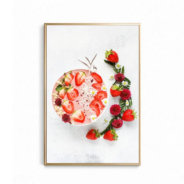Fruit Vegetable Kitchen Wall Art