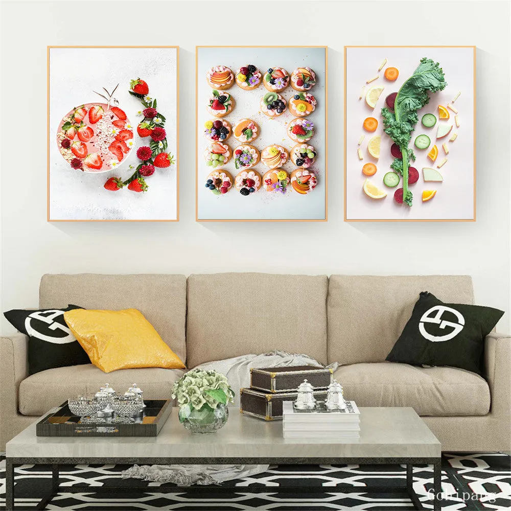 Fruit Vegetable Kitchen Wall Art