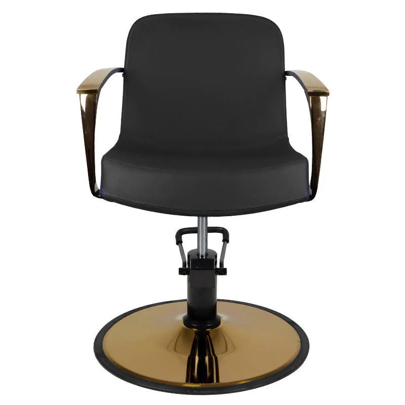 Gabbiano styling chair golden Bologna black