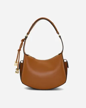 Ganni Shoulder Bag - Caramel Café