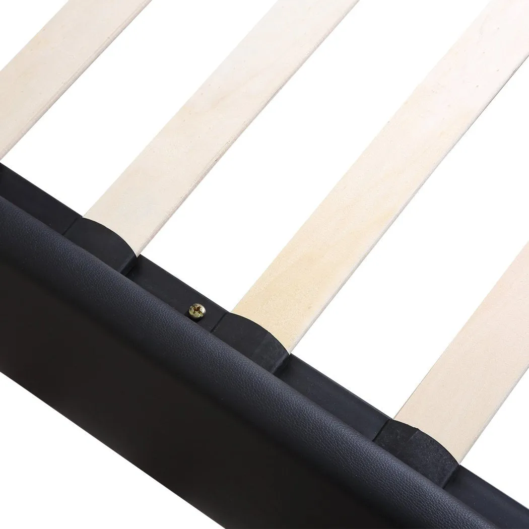 Gas Lift Bed Frame Premium PU Leather Base Mattress Storage King Size