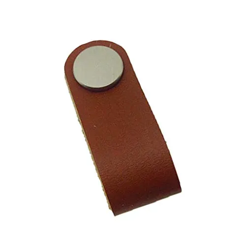 Generic G4Retro PU Leather Suitcase Handle Door Pull Handle for Cabinet 140x25x3mm