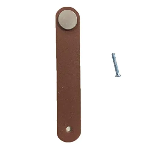 Generic G4Retro PU Leather Suitcase Handle Door Pull Handle for Cabinet 140x25x3mm