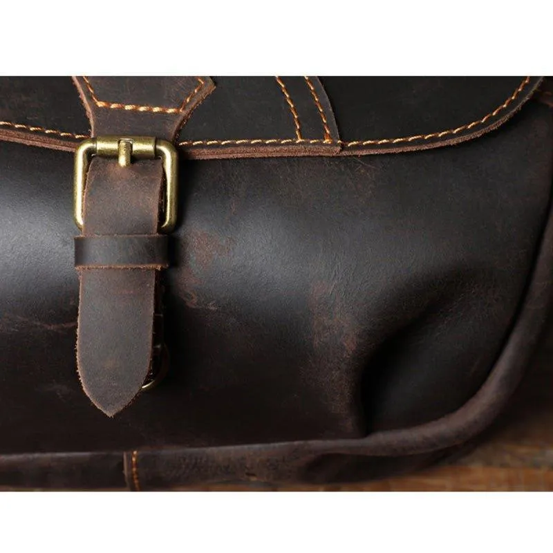 Genuine Leather Cross Body Bag for Men