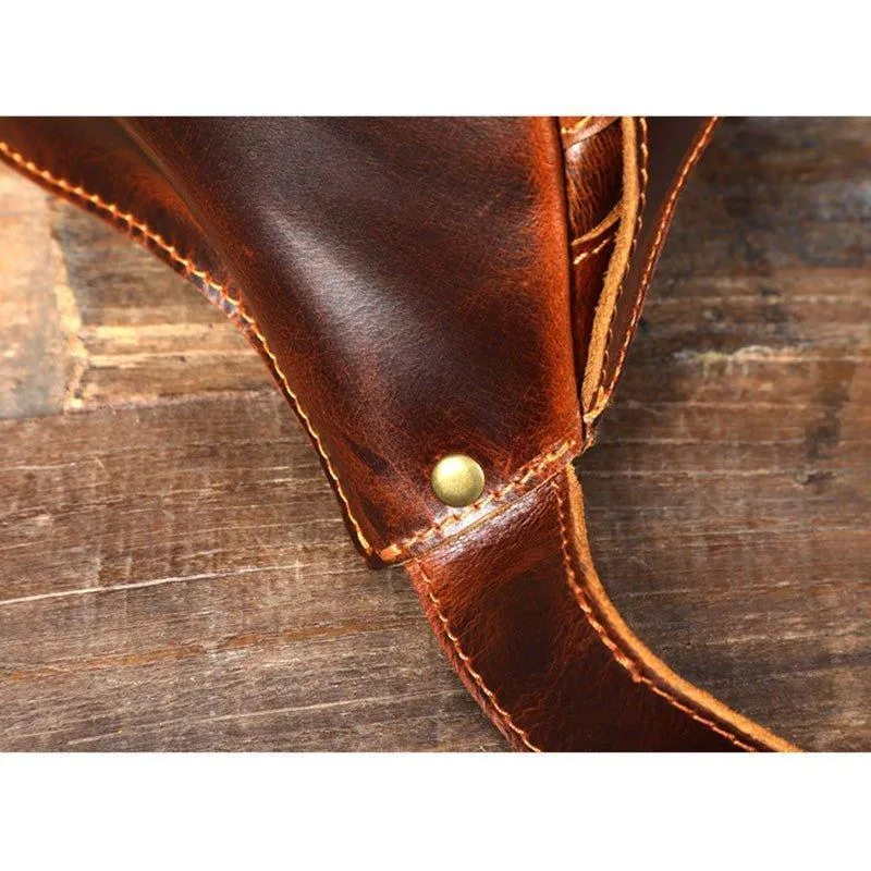 Genuine Leather Cross Body Bag for Men