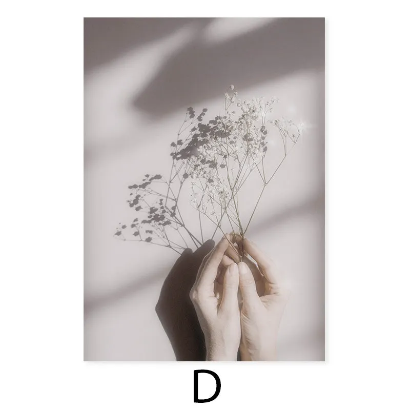Geometric Dried Plants Wall Art