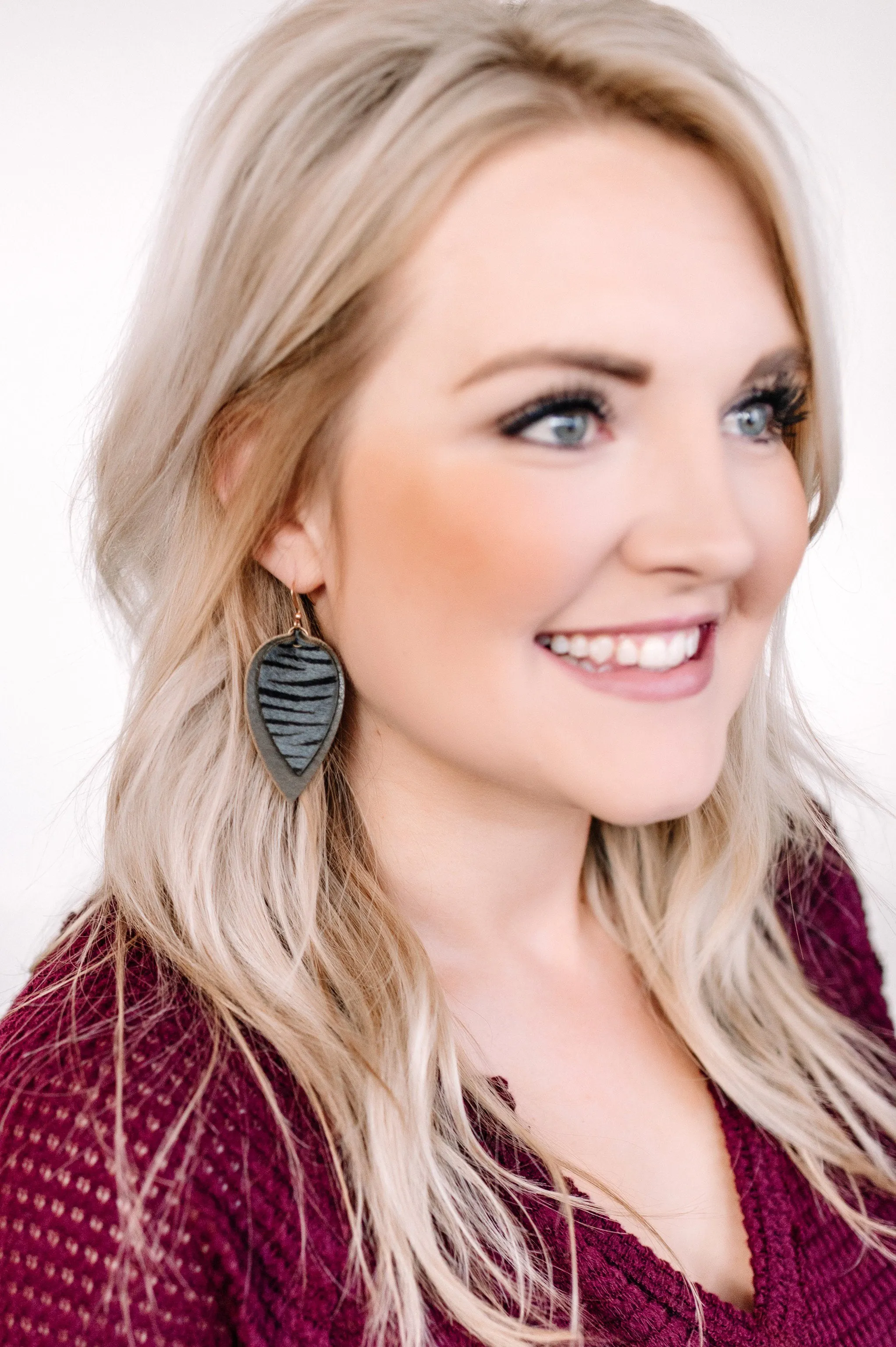 Get Close To Me Leather Earrings