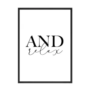 Get Naked and Relax Wall Art