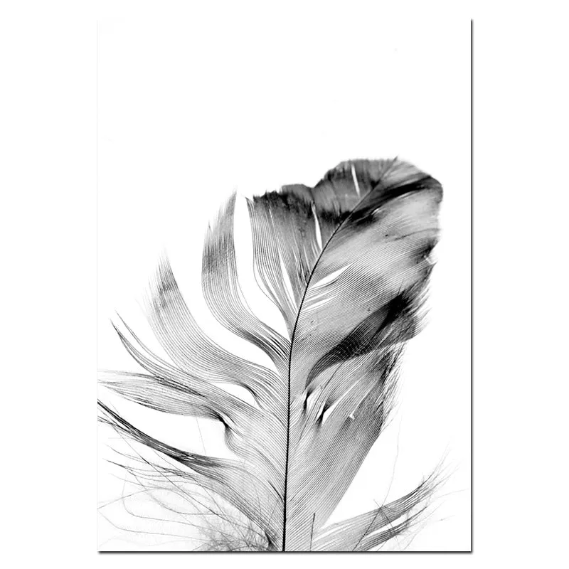 Girl Bird Feather Landscape Wall Art