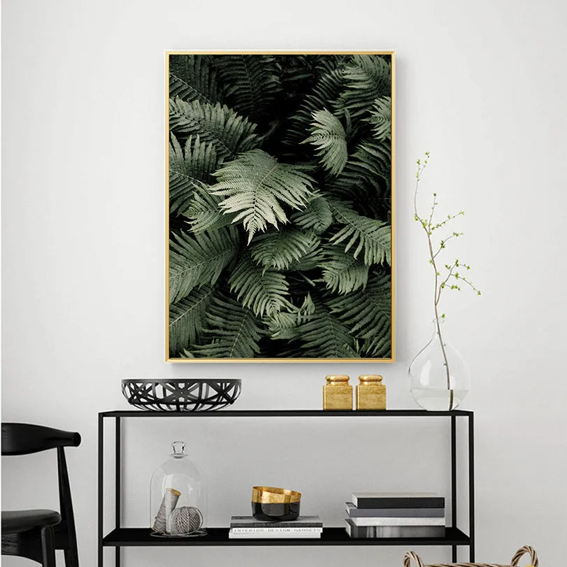 Green Plant Leaf Wall Art