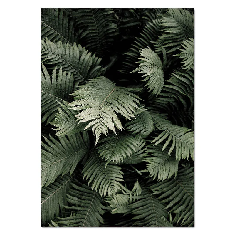 Green Plant Leaf Wall Art