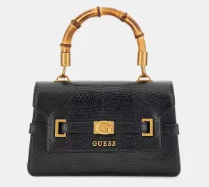 Guess Sibel Python Print Mini Handbag In Black For Women