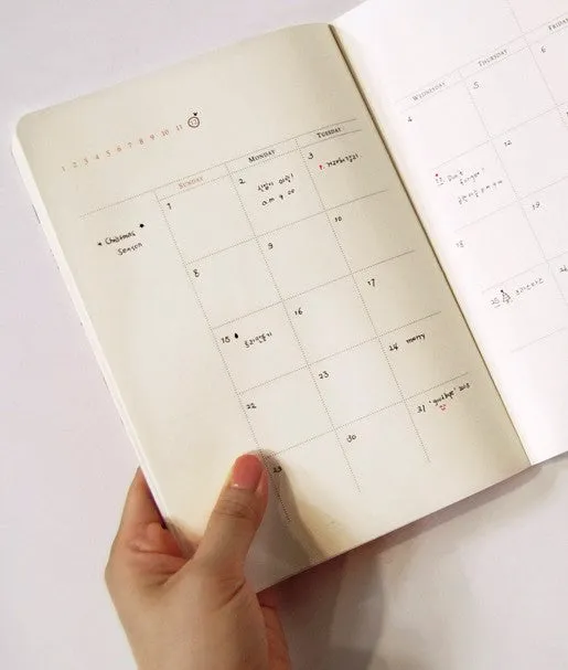 Handbound Agenda Nathalie Lete Small Pink