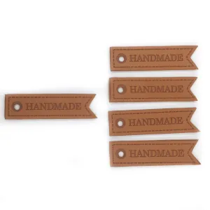 Handmade Tag in Faux Leather