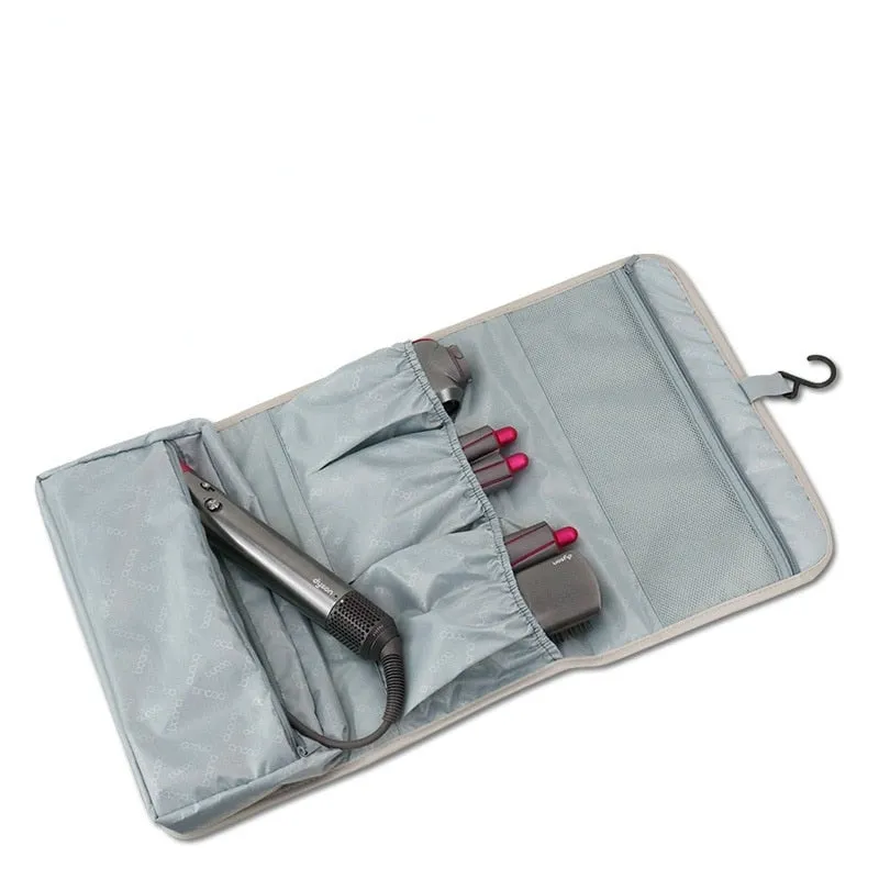 Hanging Storage Bag for Dyson Airwrap Styler Accessories Holder Multiple Pouches with Hook Hanger Home Storage & Organizer