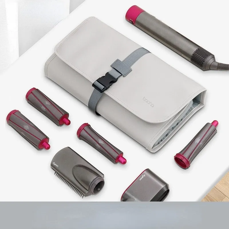 Hanging Storage Bag for Dyson Airwrap Styler Accessories Holder Multiple Pouches with Hook Hanger Home Storage & Organizer