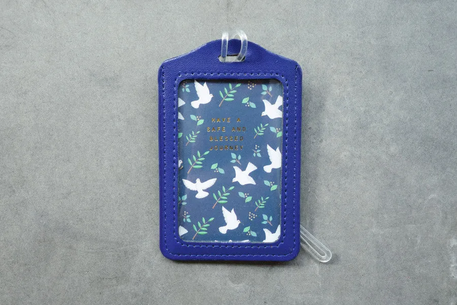 Have a safe and blessed journey - Dove Design {Luggage Tag}
