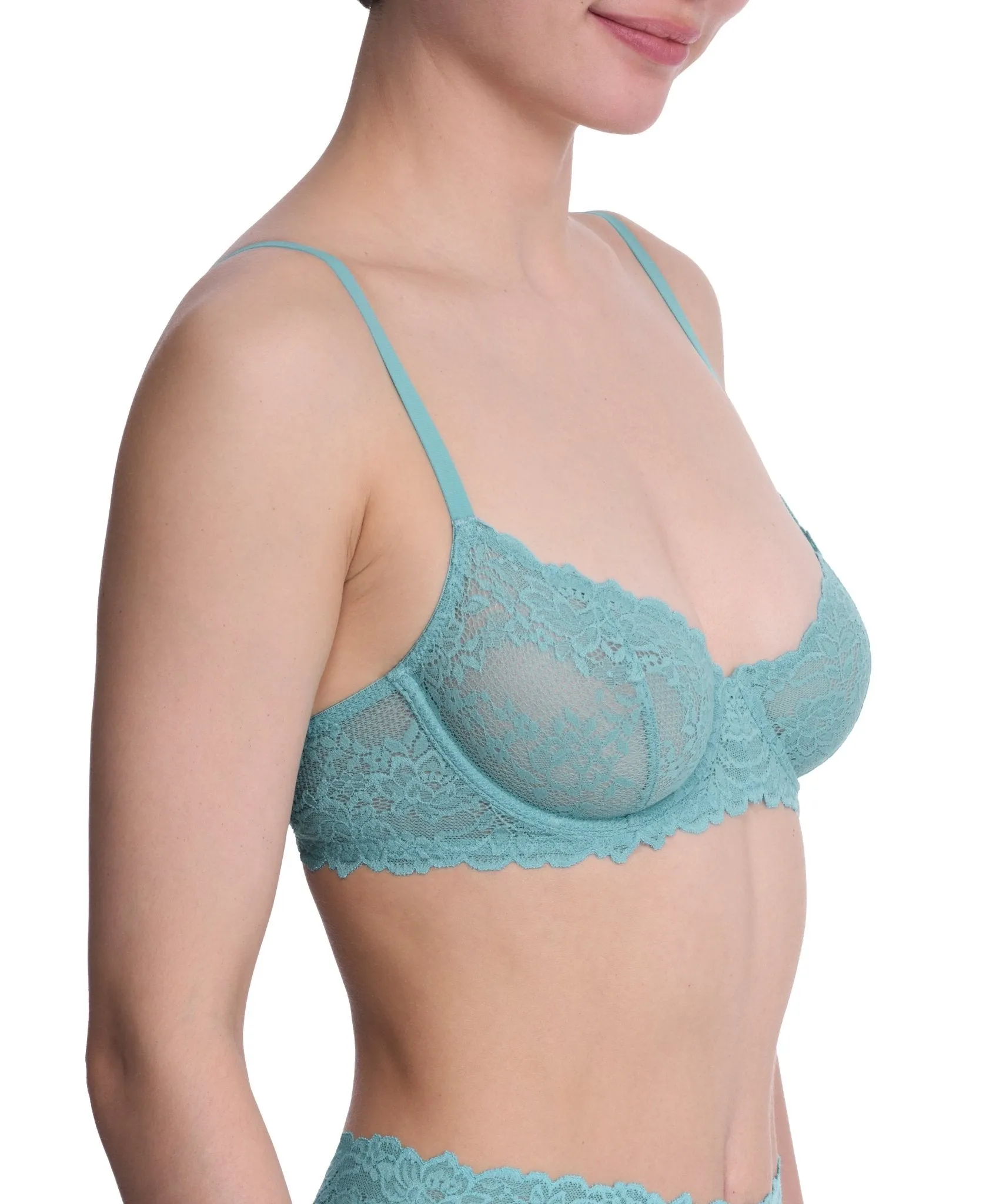 Heavenly Stretch Lace Balconette Bra