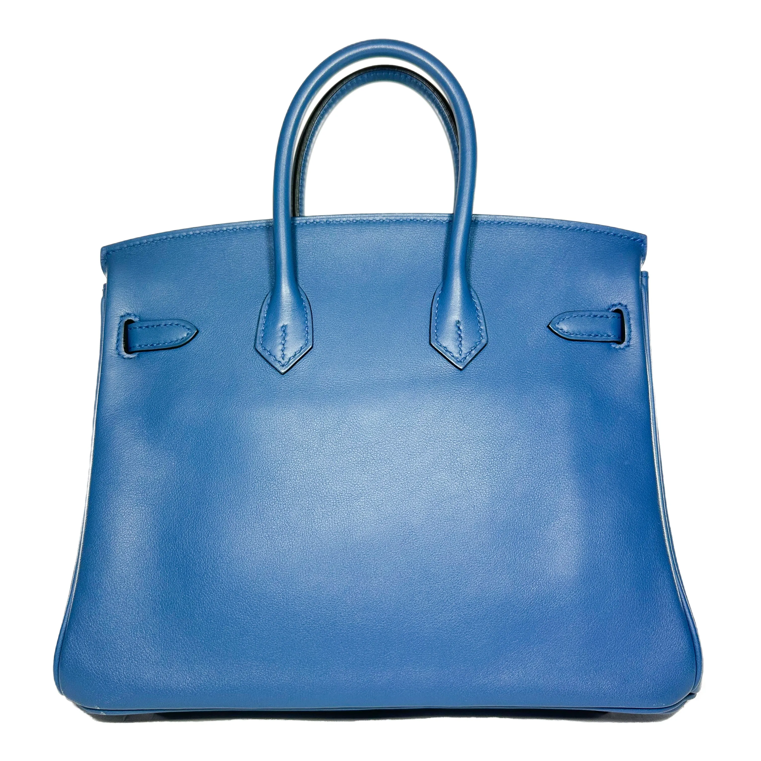 Hermes Birkin 25 Blue Brighton Swift Palladium Hardware