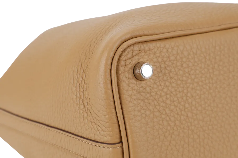 HERMES PICOTIN 18 BEIGE DE WEIMAR CLEMENCE LEATHER GOLD HARDWARE STAMP B (YEAR 2023) WITH DUST COVER, LOCK&KEYS AND BOX
