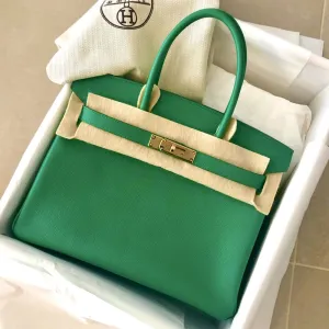 Hermès Birkin 30 Cactus Epsom Gold Hardware GHW