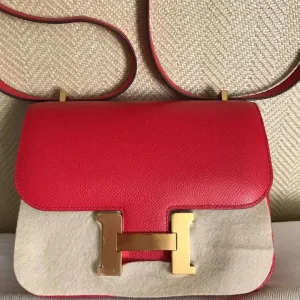 Hermès Constance 18 Bougainvillier Epsom Gold Hardware GHW