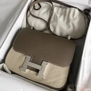 Hermès Constance 24 Etoupe Epsom Palladium Hardware PHW