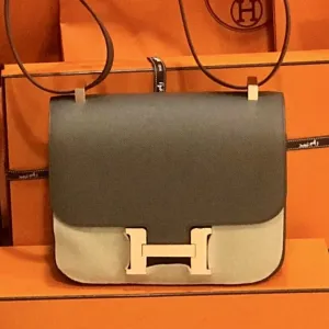 Hermès Constance 24 Gris Etain Epsom Rose Gold Hardware RGHW