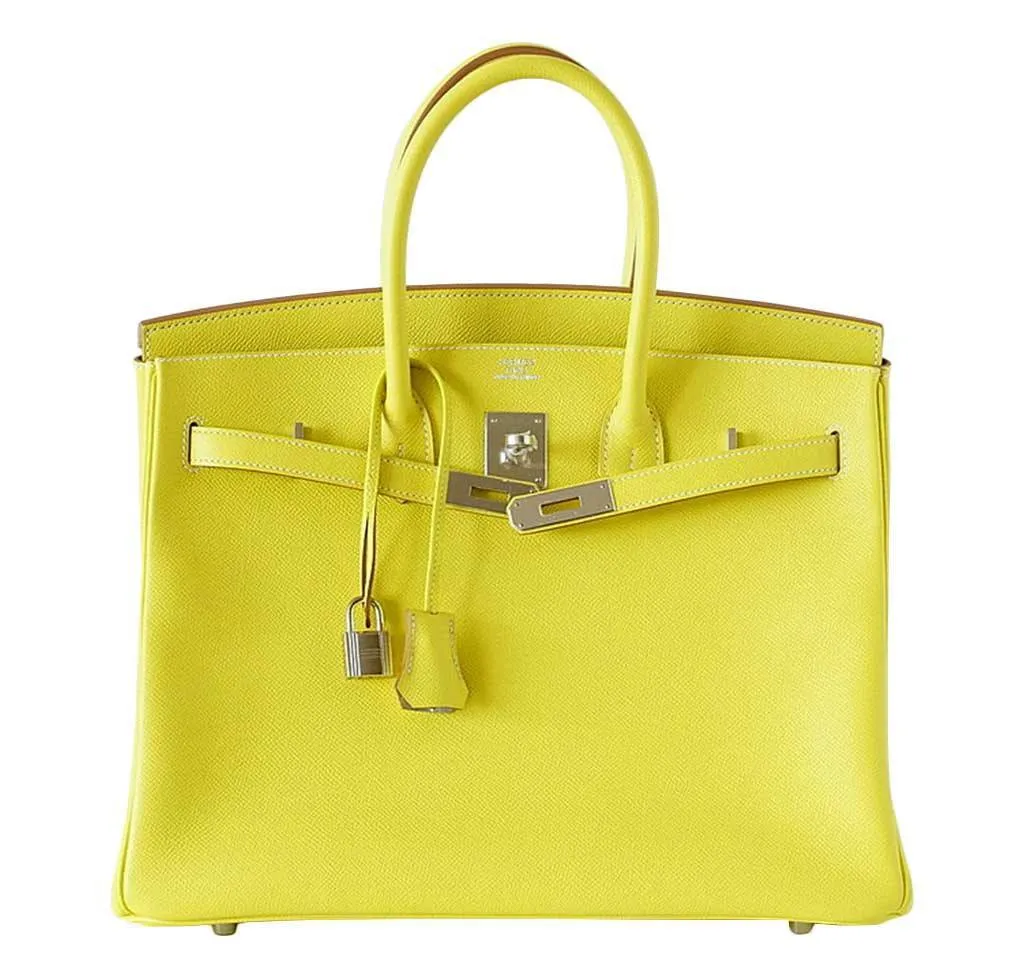 Hermès Lime Candy Series Birkin 35 Limited Edition Bag