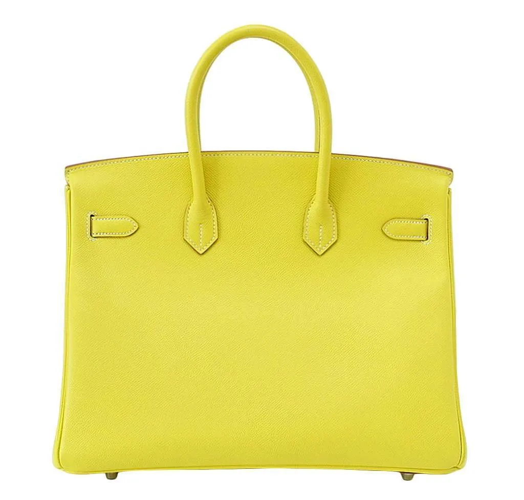 Hermès Lime Candy Series Birkin 35 Limited Edition Bag