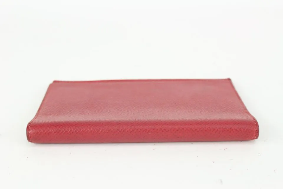 Hermès Red Epsom Leather Mini PDA Agenda Cover 176her712