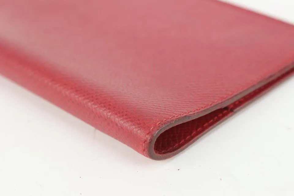 Hermès Red Epsom Leather Mini PDA Agenda Cover 176her712