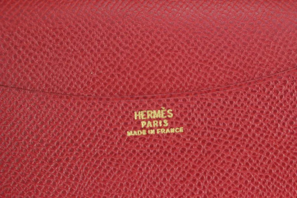 Hermès Red Epsom Leather Mini PDA Agenda Cover 176her712