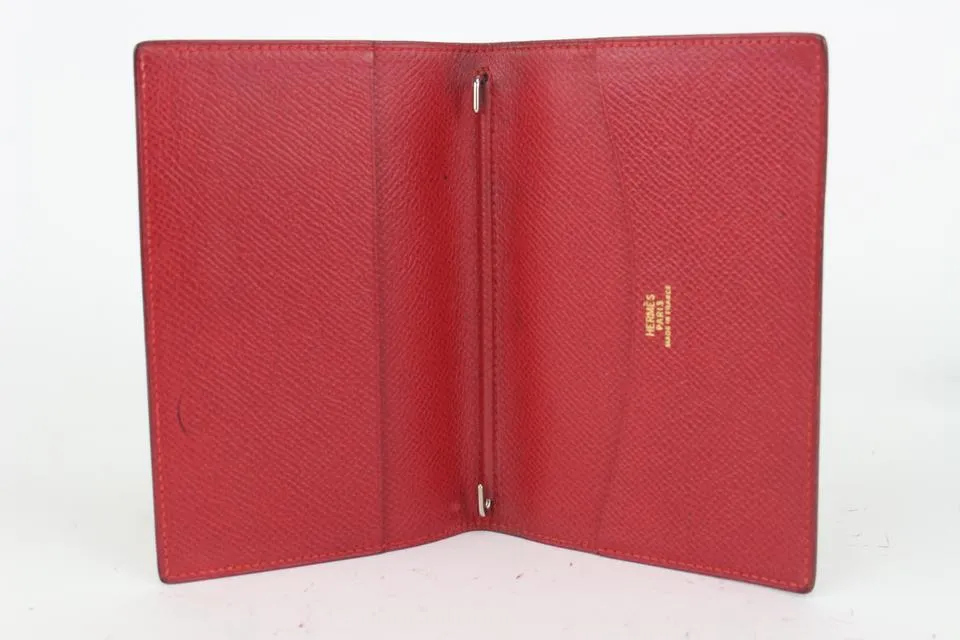 Hermès Red Epsom Leather Mini PDA Agenda Cover 176her712