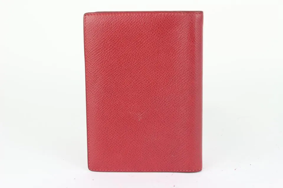 Hermès Red Epsom Leather Mini PDA Agenda Cover 176her712