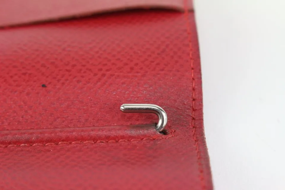 Hermès Red Epsom Leather Mini PDA Agenda Cover 176her712