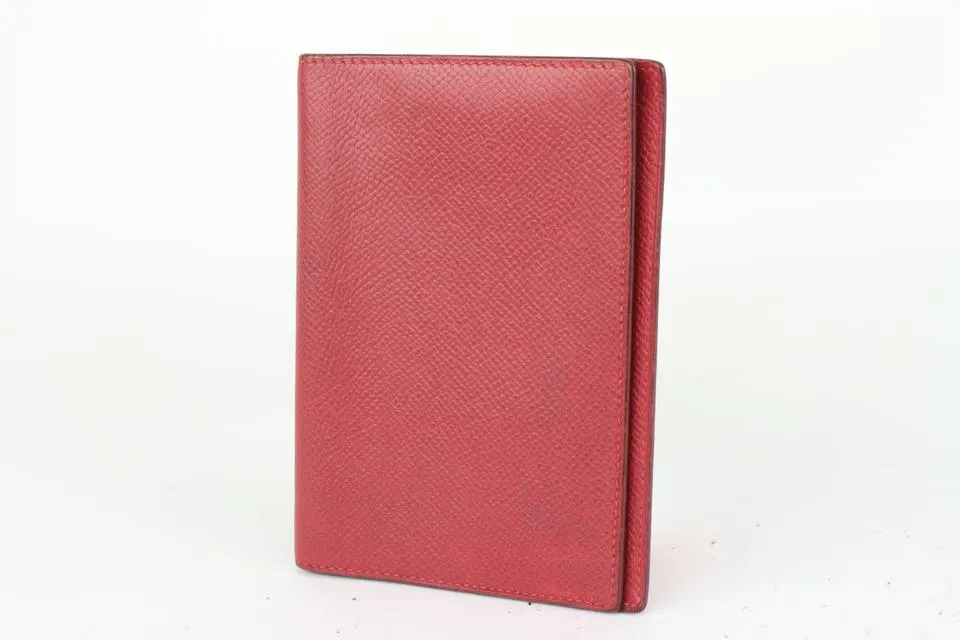 Hermès Red Epsom Leather Mini PDA Agenda Cover 176her712