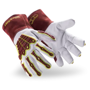 HexArmor 5055 HeatArmor, Welding Glove, Goatskin Leather, Impact, Cut A6