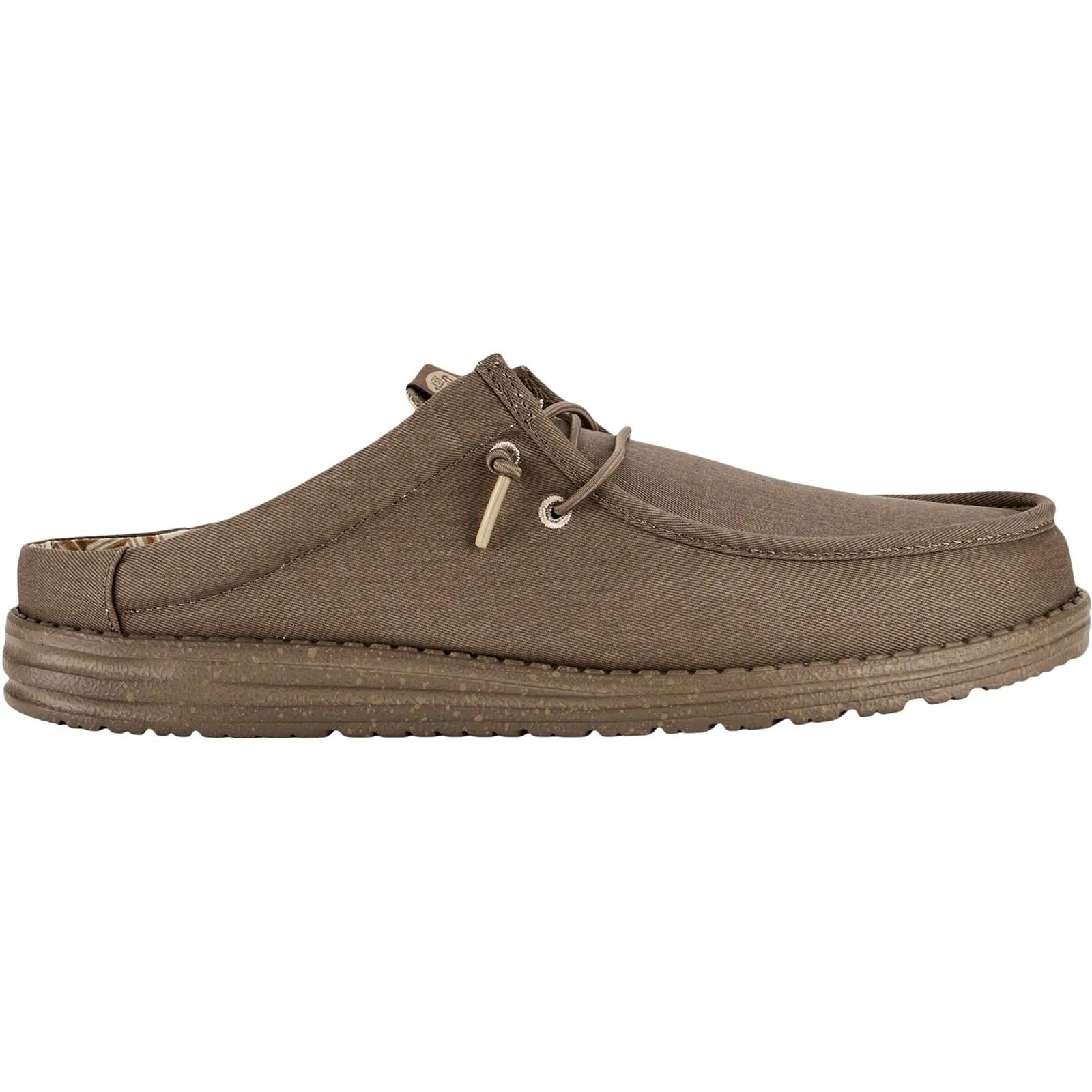 HEYDUDE Men Summer Mule - Wally Slip Canvas in Elemental Blue, 7-12 - G41293
