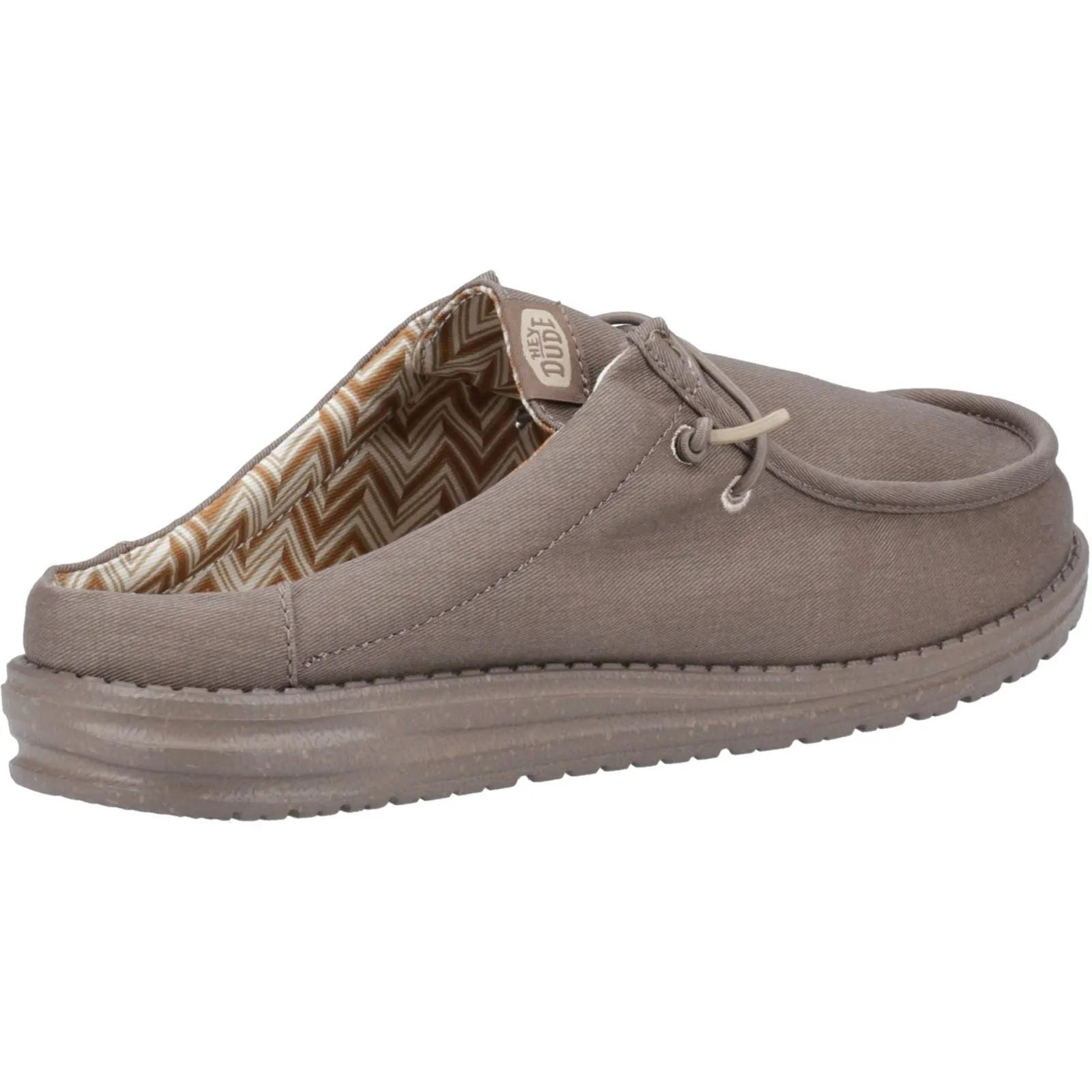 HEYDUDE Men Summer Mule - Wally Slip Canvas in Elemental Blue, 7-12 - G41293