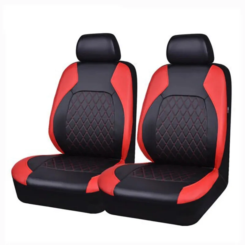 High-end pu Car Interior with Quilted Leather Thread Pressing Seat Covers