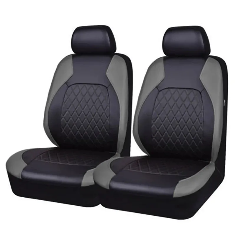 High-end pu Car Interior with Quilted Leather Thread Pressing Seat Covers