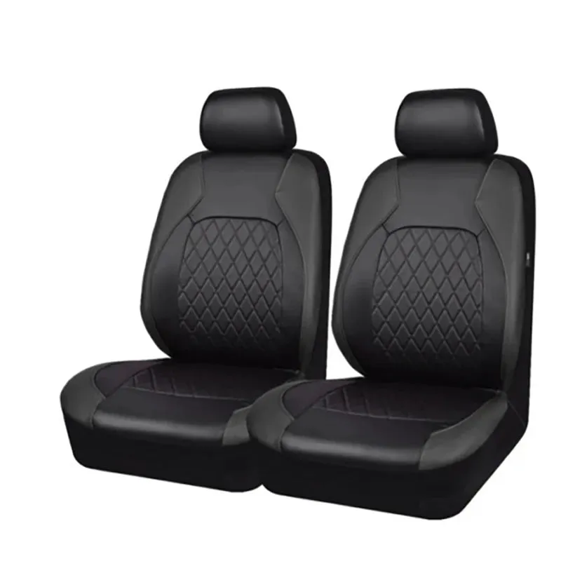 High-end pu Car Interior with Quilted Leather Thread Pressing Seat Covers