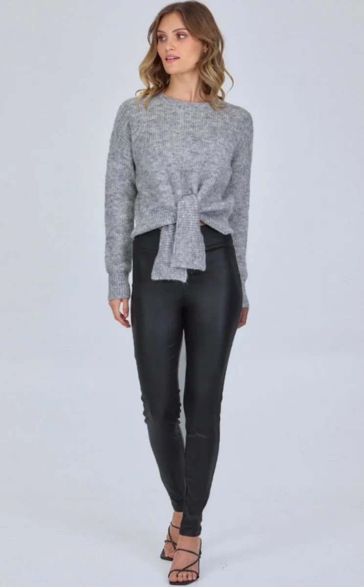 High Wasted Faux Leather Leggings
