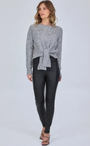 High Wasted Faux Leather Leggings