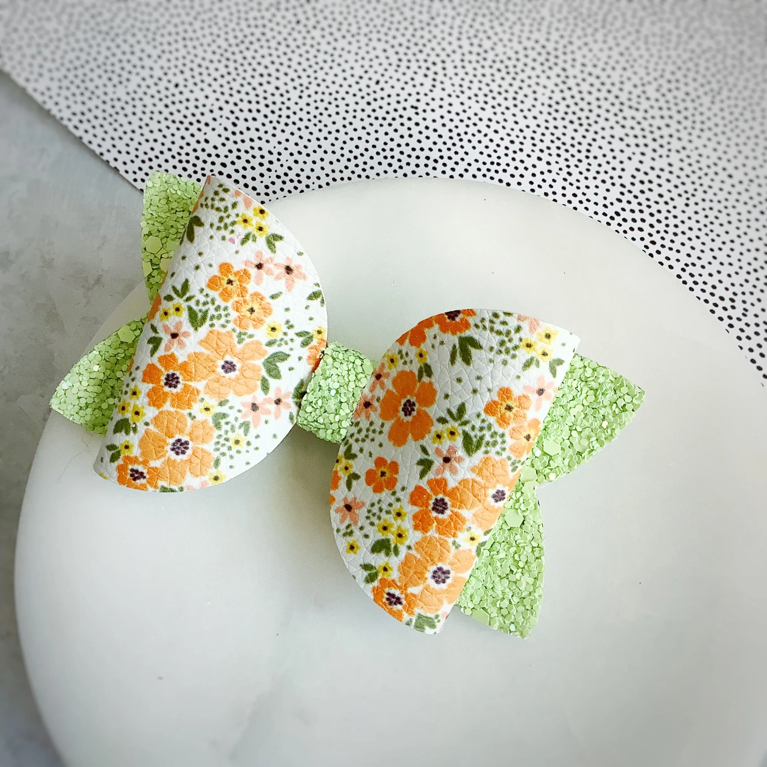 Hippie Florals Bow