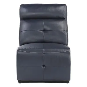 Homelegance Furniture Avenue Armless Chair in Navy 9469NVB-AC