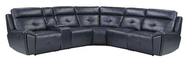 Homelegance Furniture Avenue Armless Chair in Navy 9469NVB-AC
