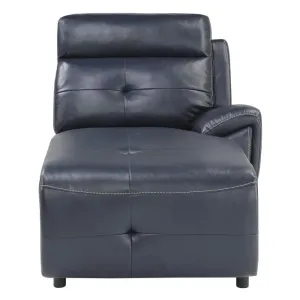 Homelegance Furniture Avenue Right Side Chaise in Navy 9469NVB-RC