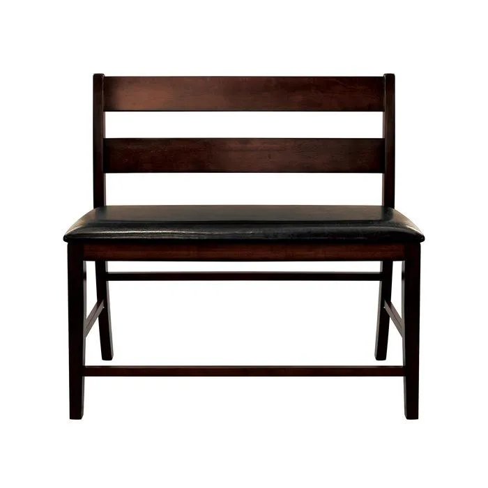Homelegance Mantello Counter Height Bench in Cherry 5547-24BH